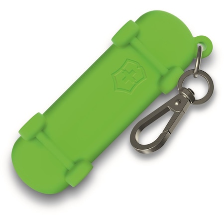 Swiss Army Brands 2024 Victorinox Silicone Case, Skateboard Smashed Avocado Green, Cc Box VIC-4.0453